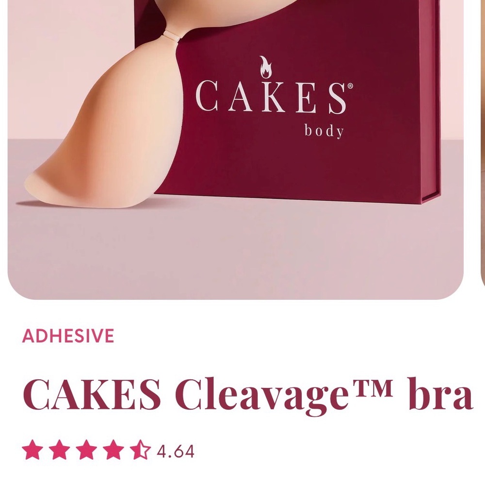 CAKES Cleavage Bra in Honey -XL